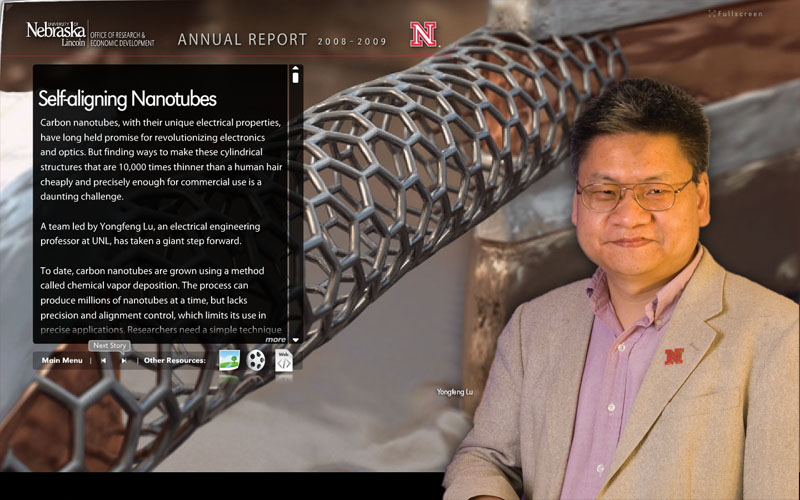 image from UNL Office of Research 2009 Online Annual Report