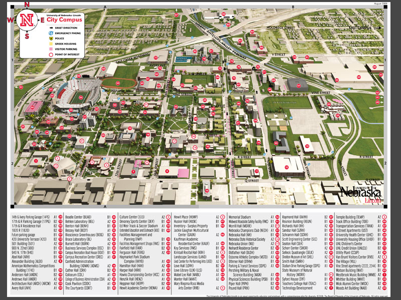 Tennessee State University Campus Map