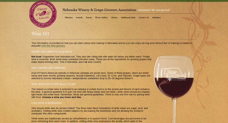 image from Nebraska Winery and Grape Growers Association Website