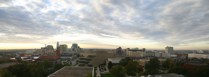 image from Sunrise over campus